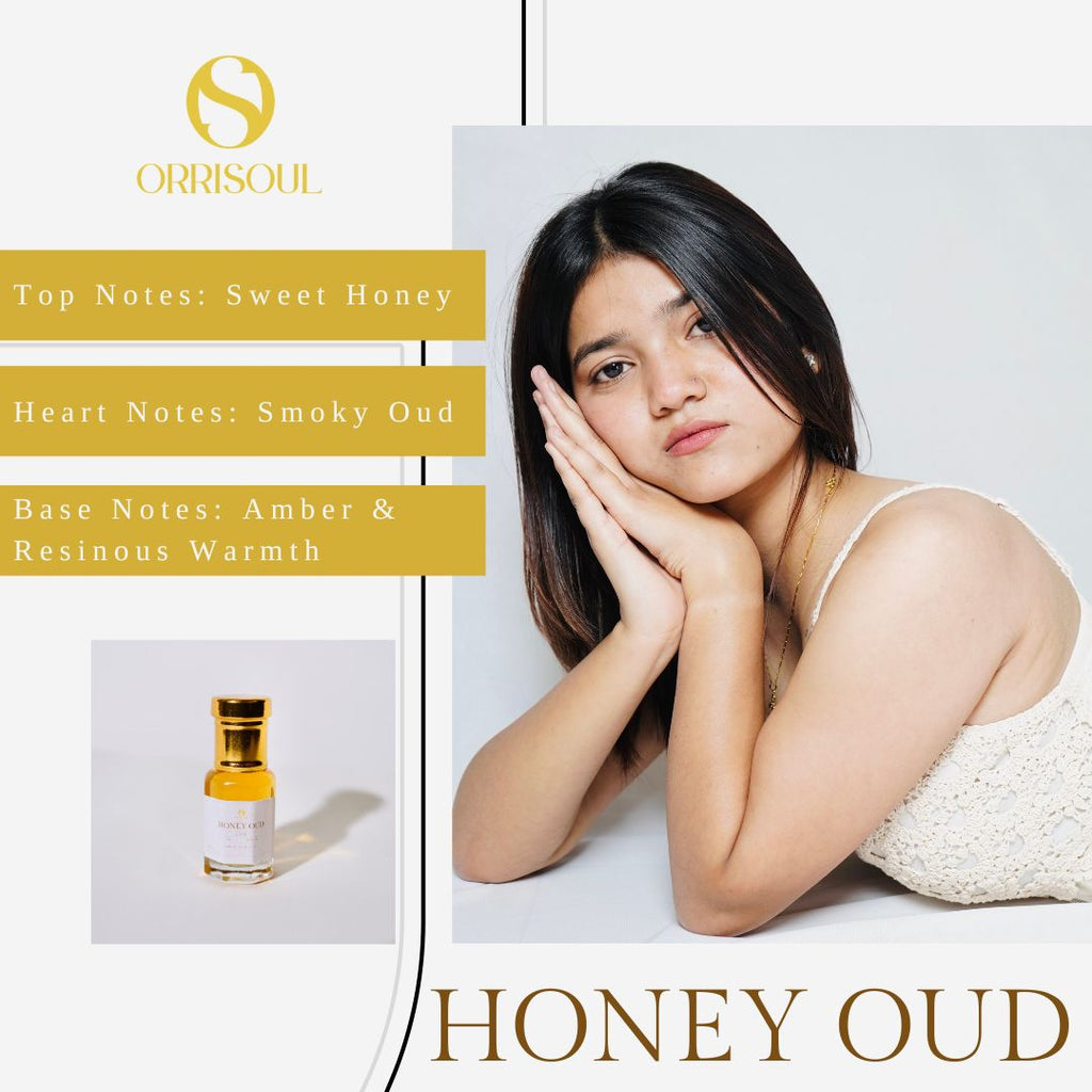 Honey Oud – Premium Unisex Attar | Long-Lasting Oil-Based Perfume (5ml Roll-on)