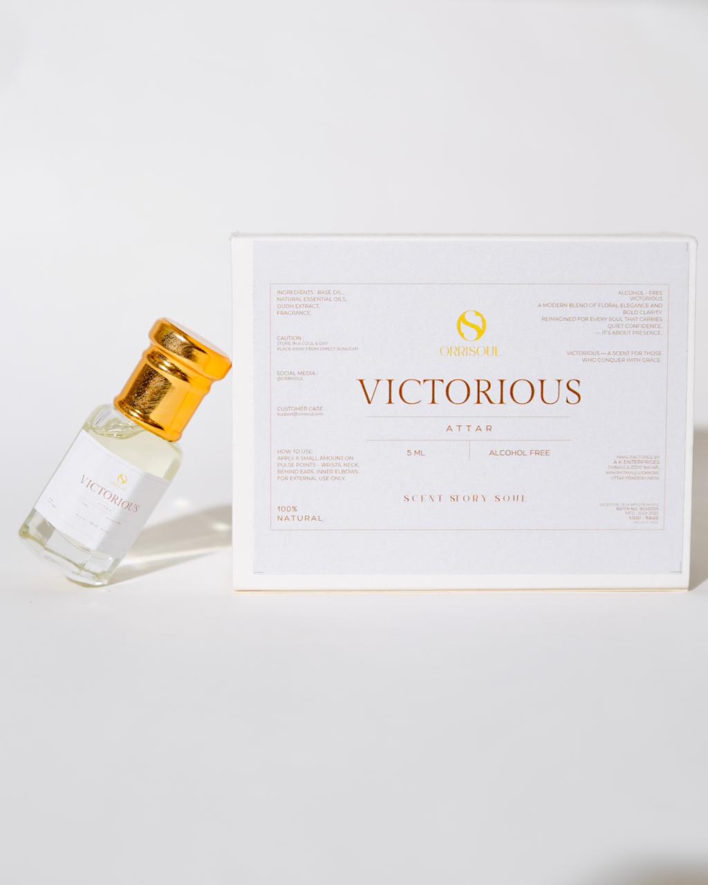 Victorious – Premium Unisex Attar | Long-Lasting Perfume Oil (5ml Roll-on)
